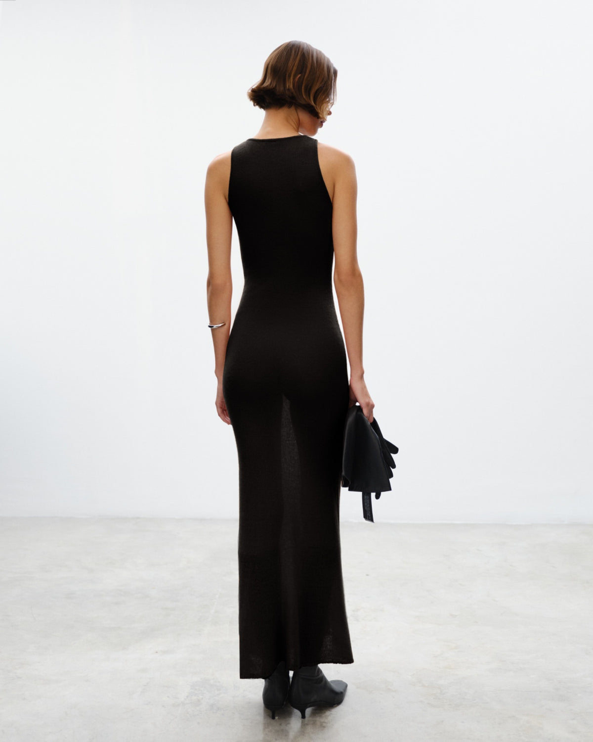 JANNA Sleeveless Round Neck Dress