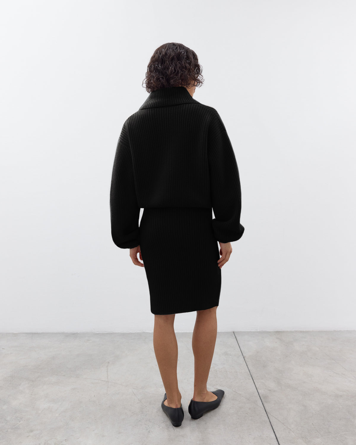 BETTIE Ribbed Bomber Cardigan