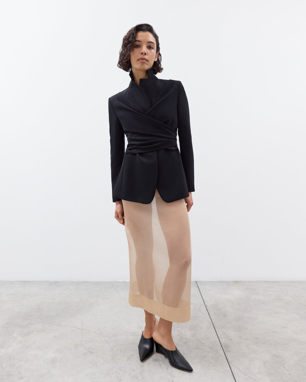 HATTY Draped Jacket
