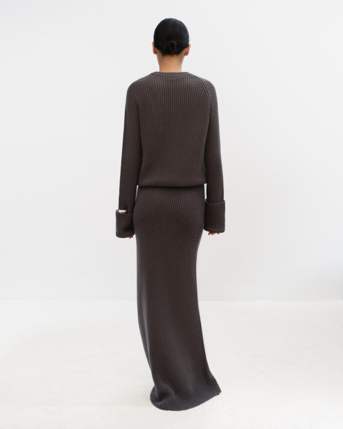 HAIDEE Ribbed Round Neck Sweater