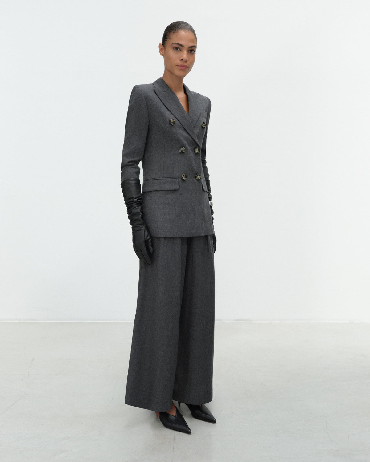 TESSA Wide Trousers in Wool